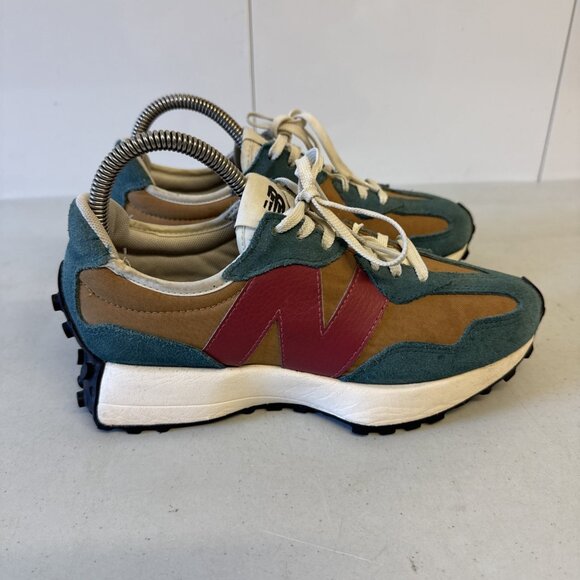 New Balance 327 Women's Mountain Teal Size 7 EUC - Picture 1 of 8